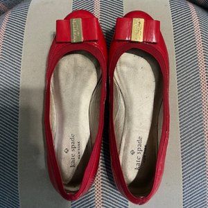 Kate Spade Red Flats